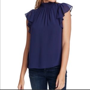 NWT 1. STATE Flutter Sleeve Blouse